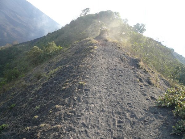 ridge to lava field