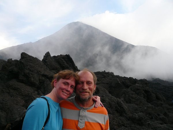 Chuck and Leila at the Lava Field