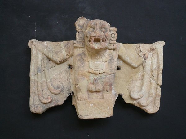 Carved Stone Bat, Copan Museum