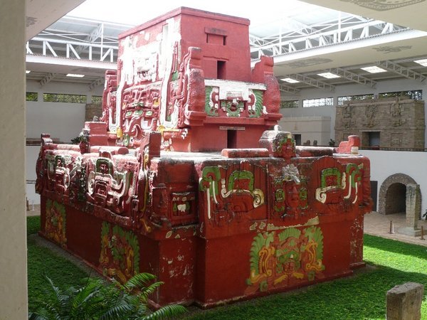 Replica Temple, Copan Museum