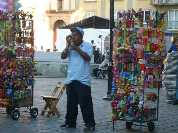 Street Vendor, Town Square, Oaxaca, Oaxaca, Mexico