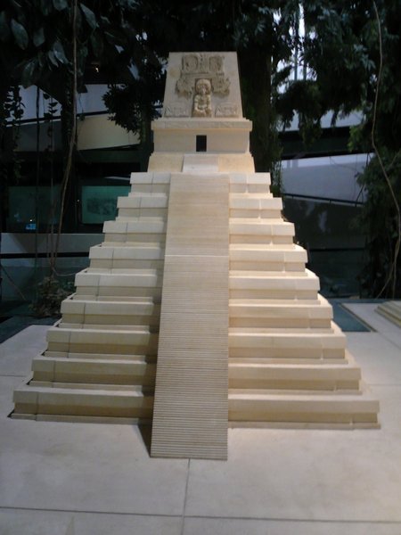 Model of Tikal Pyramid