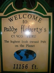 Paddy's Pub; Cusco