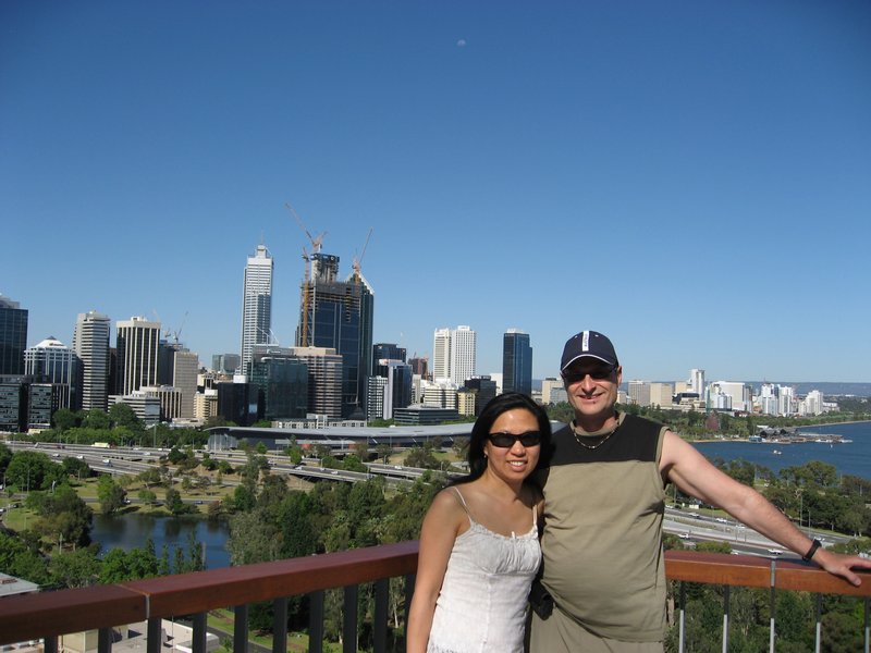 Silvana & I, View of Perth Skyline