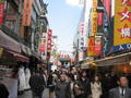 A shopping street in Ueno
