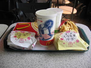 Our meal at McDonalds