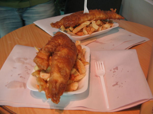 York: The largest piece of fish I've ever seen on a plate of Fish & Chips