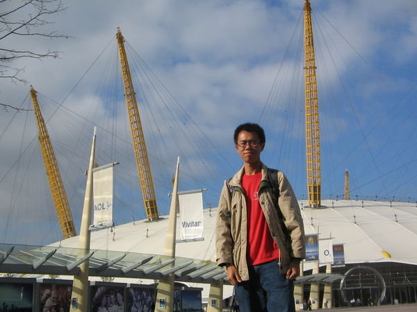 Me in front of the O2