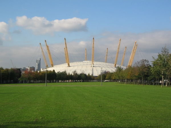 View of O2 from a distance
