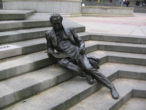 A statue of Thomas Attwood, Birmingham's first MP