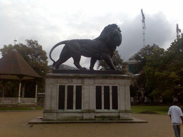 The Maiwand lion in Forbury Gardens