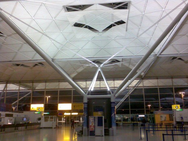 Interior of Stansted Airport