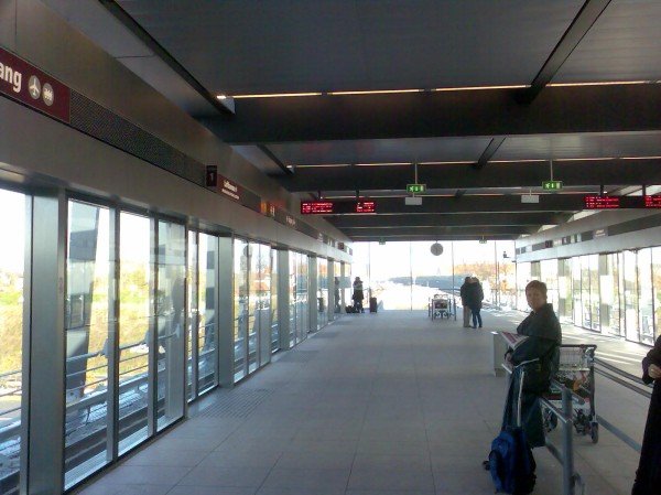 The brand new Copenhagen Airport Metro Station