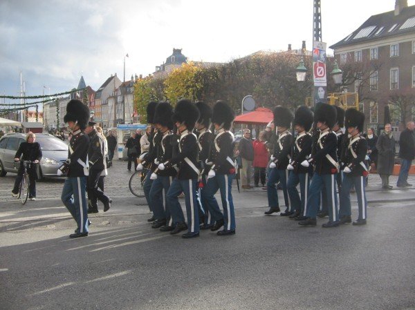 Danish soldiers at Nyhavn