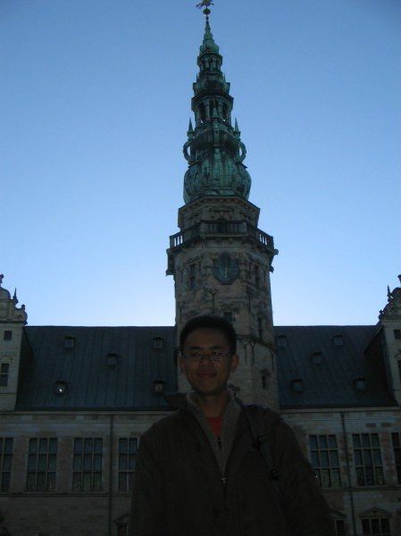 Me in the inner courtyard of Kronborg Slot