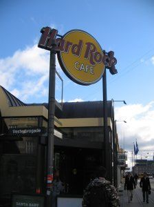 Hard Rock Cafe in the day