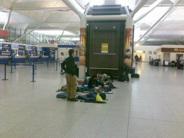 2nd sleeping location in Stansted