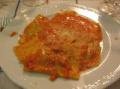 My first meal in Italy - ravioli