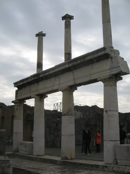 Remain of a building at the Forum