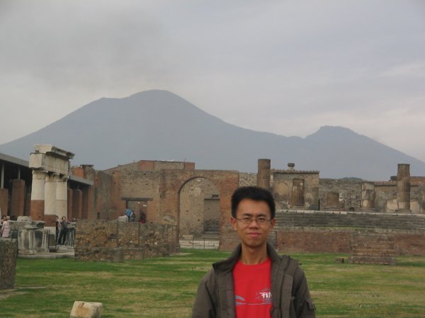 Me, Pompeii, and Mount Vesuvius