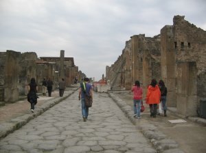 Walking back to the Forum