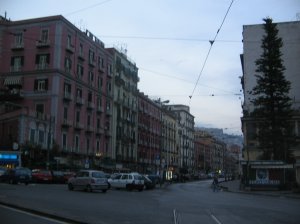 Streets and buildings of Mergellina