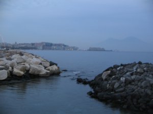 Looking across Bay of Naples