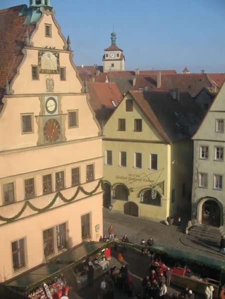 View of Marktplatz from the Rathaus