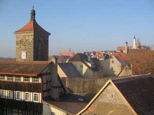 View of the town from the town wall