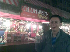 Me and a glass of Glühwein