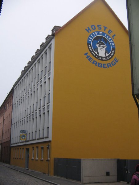 Our hostel in Nuremberg