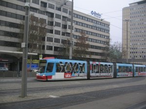 A tram in Nuremberg