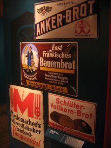 Old bread packaging in the Bread Museum