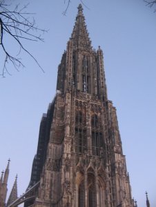 One more look at the Ulm Cathedral, with the tallest church spire in the world