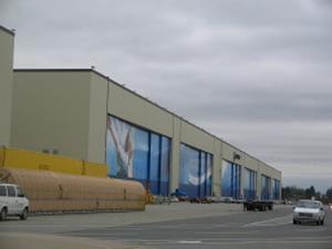 Boeing factory building