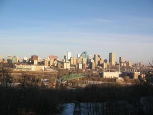 View of Edmonton Skyline from Strathcona