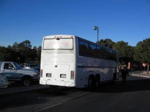 The tour-bus that fetched us at Grand Canyon