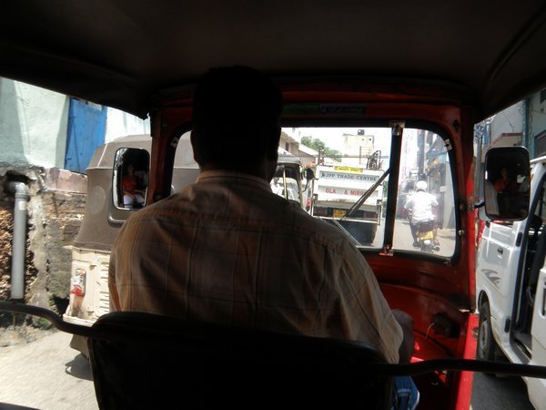 View from my seat in the tuk-tuk
