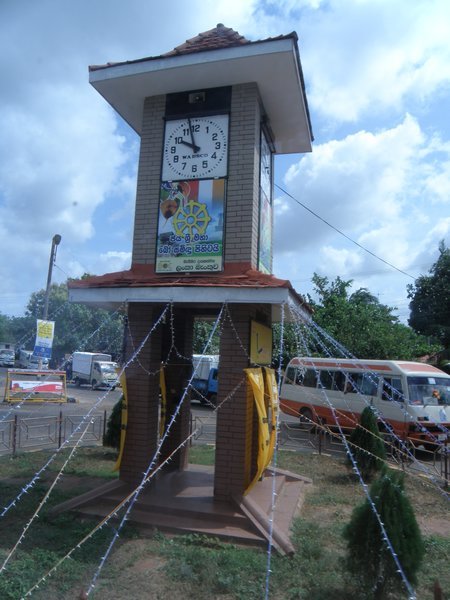 Another clock tower in Anuradhapura