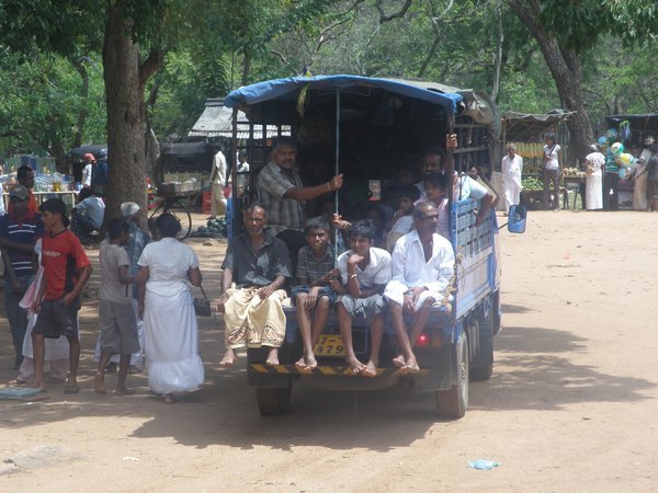 A mode of Sri Lankan transport