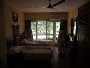 Our room in Miridiya Lodge, Anuradhapura