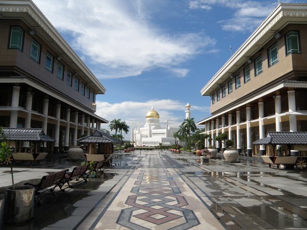View of Sultan Oman Mosque from Yayasan Complex