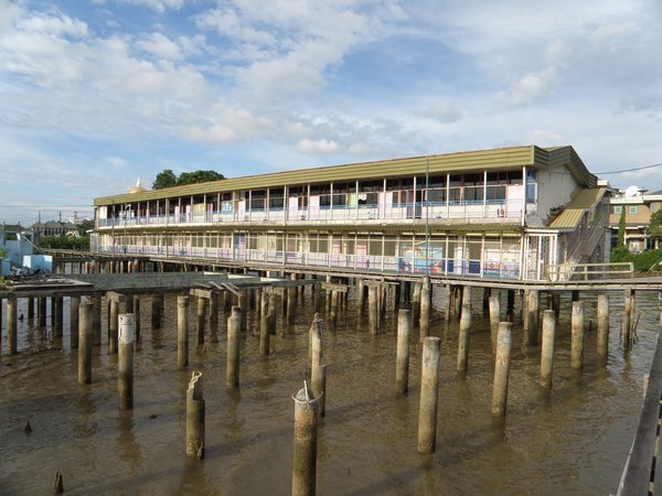 A "floating" school in Kampung Ayer