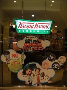 Krispy Kreme (a famous American donut chain) in Grand Indonesia