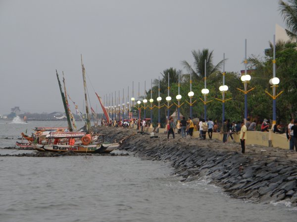 Seaside promenade at Taman Ancol