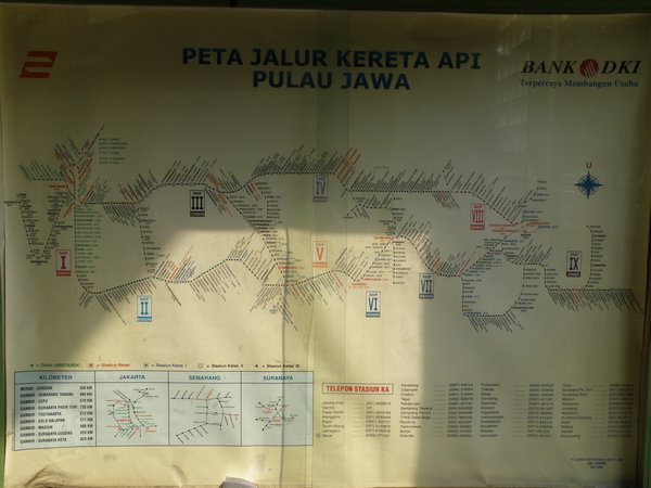 Java's railway network