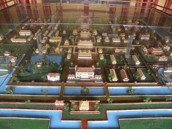 Model of Hue's citadel during its heyday