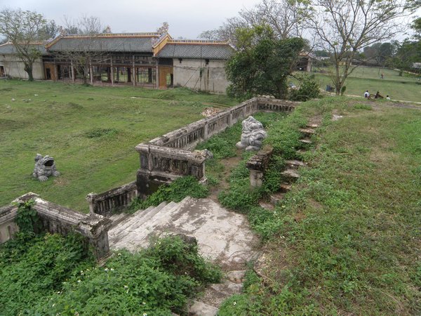 Parts of the citadel were destroyed during the Vietnam War