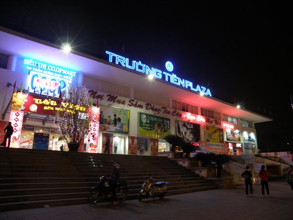 A modern shopping mall in Hue