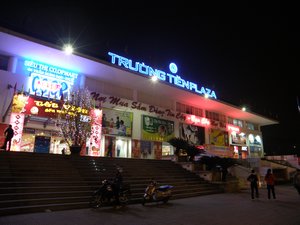 A modern shopping mall in Hue